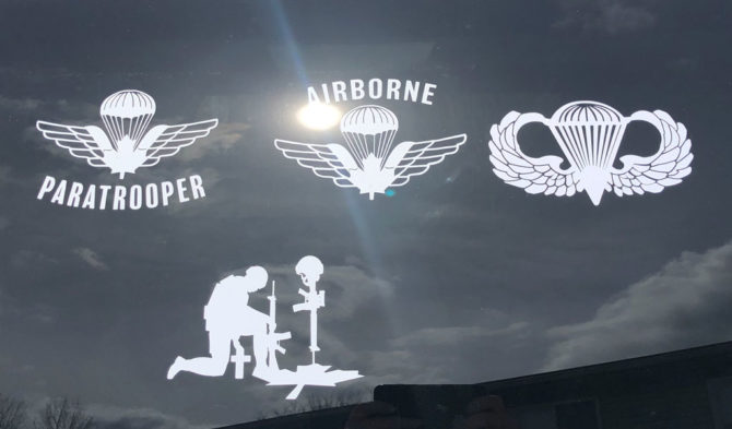 Custom-made car decals