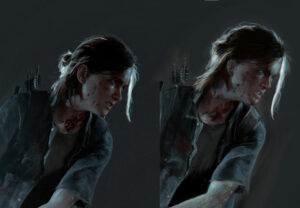 Rob Gordon drawing of Ellie from The Last of Us